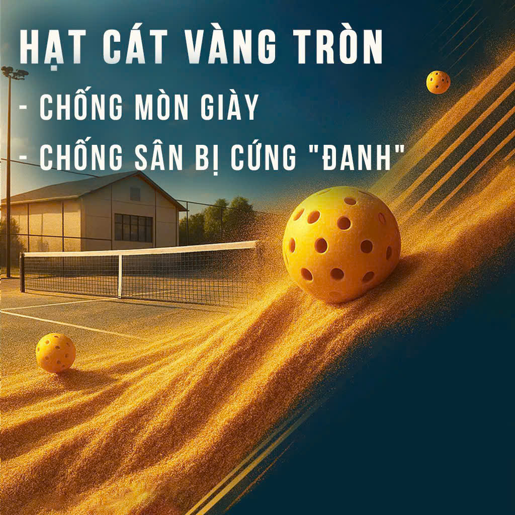 Thi công sân pickleball giảm đau khớp tại Hà Nội